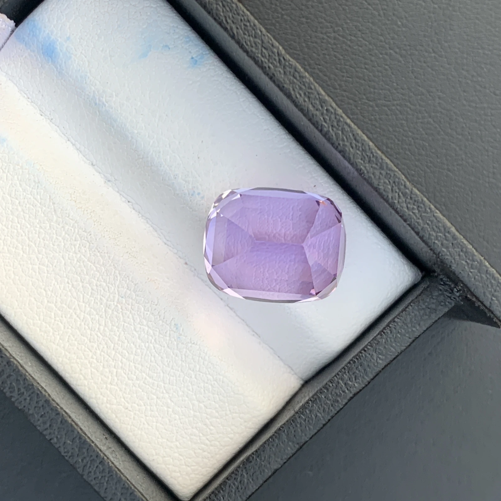 13 ct. Natural Unheated Kunzite Cushion Shape Loose Gemstone from Afghanistan — view 12